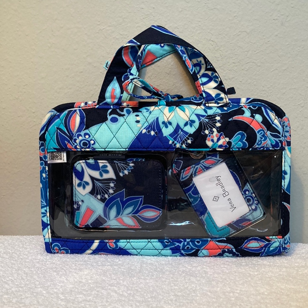 ThredUP: Vera Bradley Travel Bundle Cosmetics Organizer in Lotus Flower Swirl